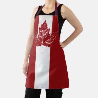Delantal Aprones de recuerdo de Canadá Guay Retro