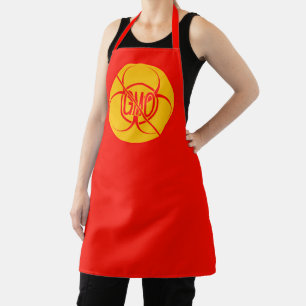 Delantal Aprones GMO Personalizados Biohazard BBBQ Apron