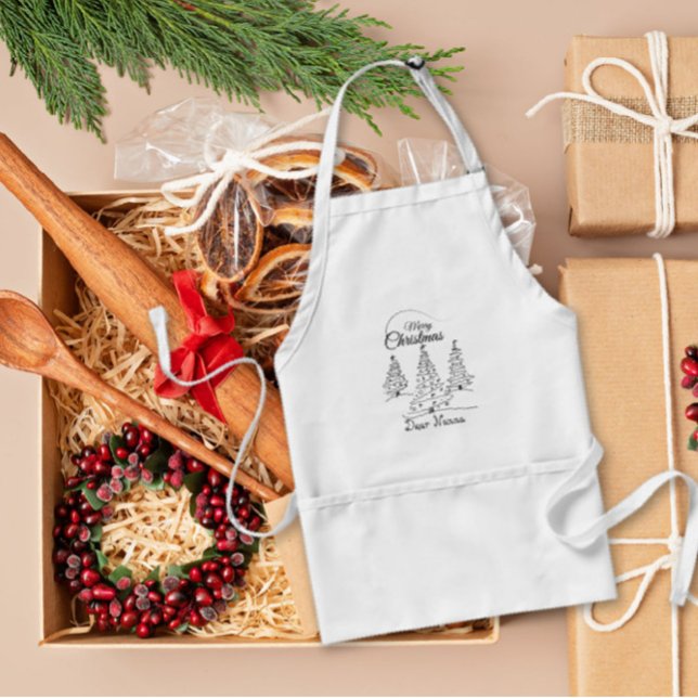 Delantal Aprones navideños clásicos y Personalizable (Subido por el creador)