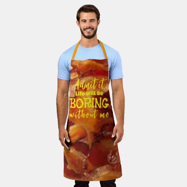 Delantal Aprons de Bacon | Humor de carne y tocino (Gastado)