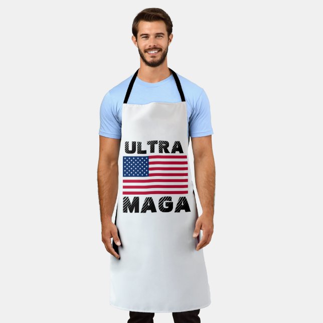 DELANTAL APRONS DE COCINA ULTRA MAGA TRUMP (Gastado)