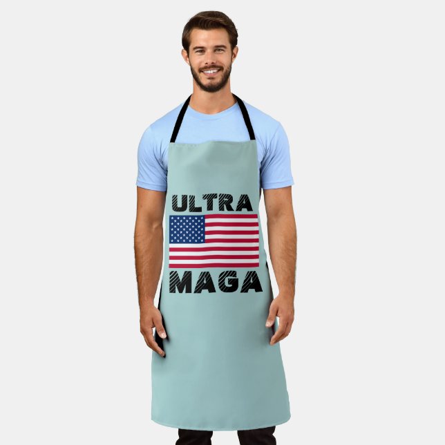 DELANTAL APRONS DE COCINA ULTRA MAGA TRUMP (Gastado)
