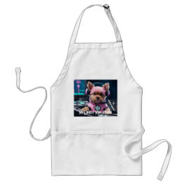 Delantal Aprons de plantilla de cachorro de lujo para mamá