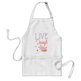 Delantal Aprons Live Laugh Love a Latke