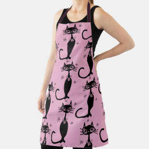 DELANTAL APROXIMADAMENTE DE ROPA NEGRA