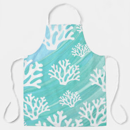 Delantal Aqua Ocean Coral Sealife