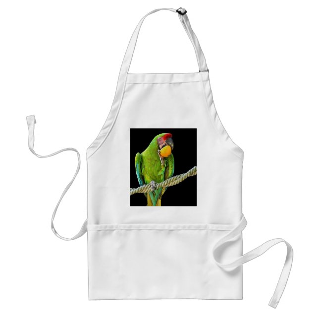 Delantal Ara Militaris Green Parrot (Frente)