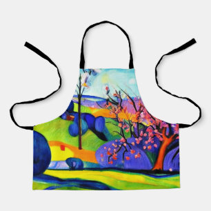 Delantal Árbol de cerezo entre rocas