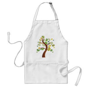 Delantal Árbol de corazones otoñales