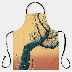 Delantal Árbol de flores chino