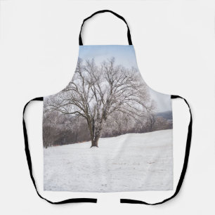 Delantal Árbol de invierno