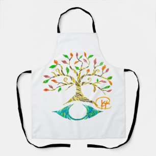 Delantal Árbol de la Vida Graffiti Arte del Ojo Malo