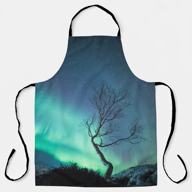 Delantal Árbol de luces boreales (Anverso)