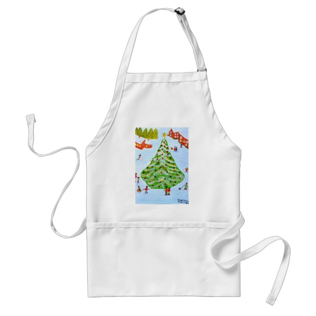 Delantal Árbol de Navidad (Frente)