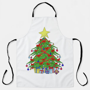 Delantal árbol de Navidad