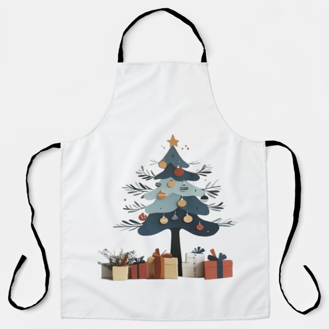 Delantal árbol de Navidad (Anverso)