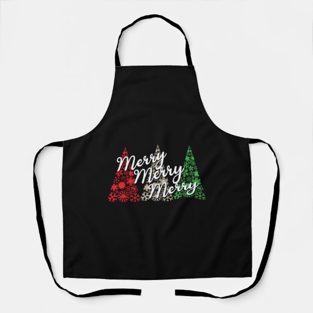 DELANTAL ÁRBOL DE NAVIDAD (Anverso)