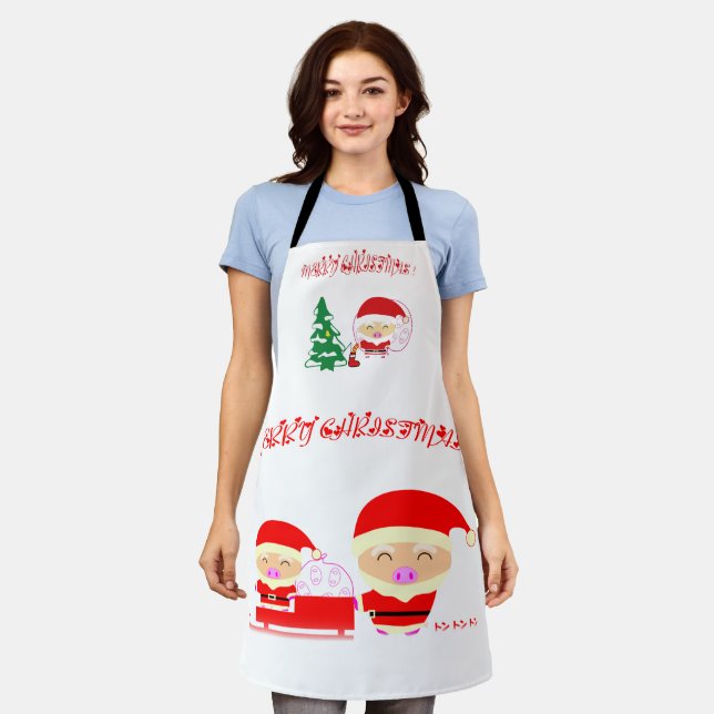 Delantal árbol de Navidad (Gastado)
