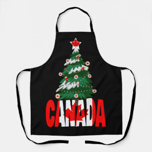 Delantal Árbol de Navidad canadiense Xmas