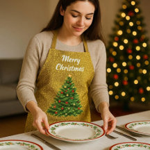 Árbol de Navidad con Brillo Dorado Fiesta Navideña