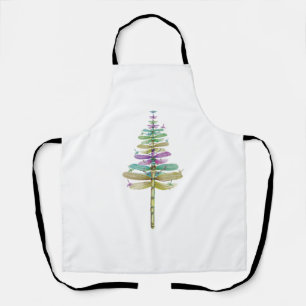 Delantal Árbol de Navidad de la libélula