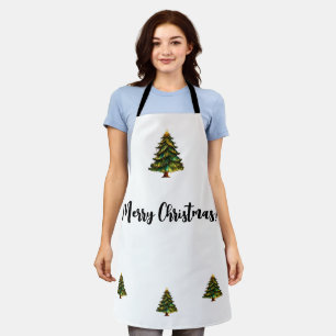 Delantal Árbol de Navidad Feliz Cocina Repostería Fiesta