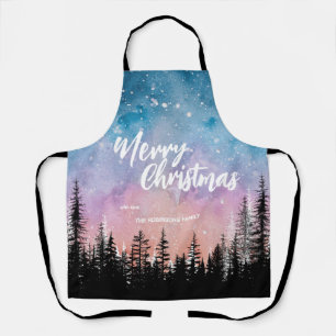 Delantal Árbol de navidad Madera árbol de escritura de grad
