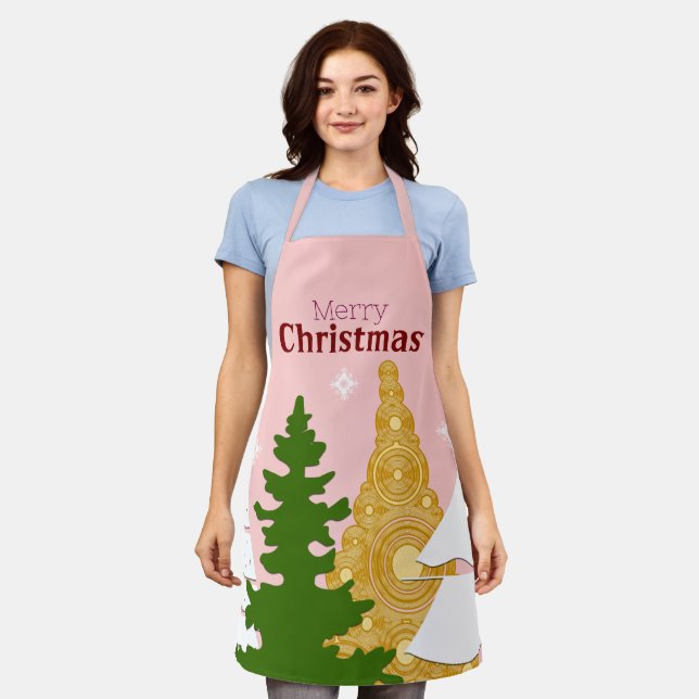 Delantal Árbol de navidad morena (Gastado)