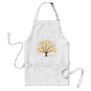 Delantal Árbol de oro de otoño