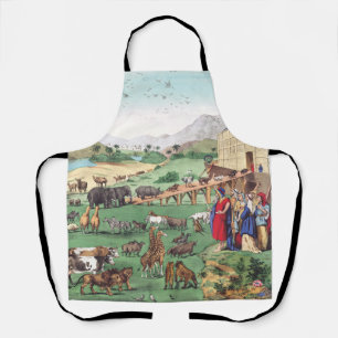 Delantal Arca de Noé con animales