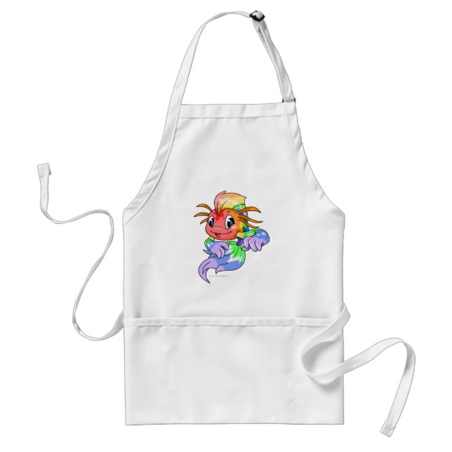 Delantal Arco iris de Koi (Frente)