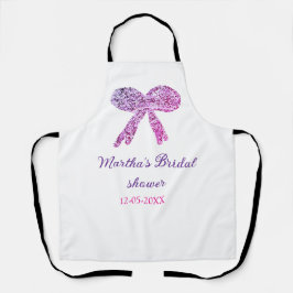 Delantal Arco púrpura rosa brilla destellos despedida de so