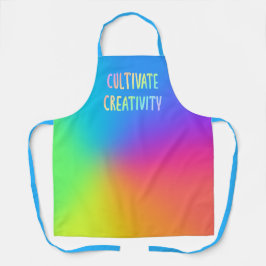 Delantal Arcoiris "cultivar creatividad"
