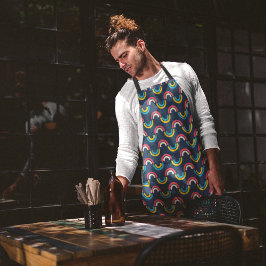 Delantal Arcoiris curvado