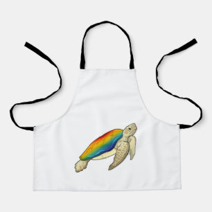 Delantal Arcoiris de tortuga