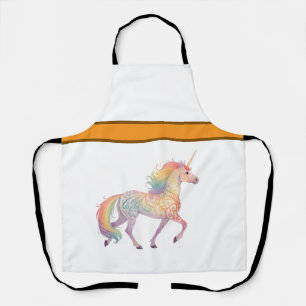 Delantal Arcoíris Mágico Unicornio Personalizado