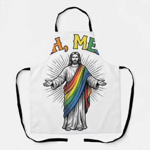 Delantal Arcoíris Religioso Vintage Ah Hombres