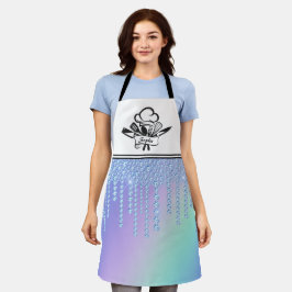 Delantal Arcos azules llueve arrecifes de Apron personaliza