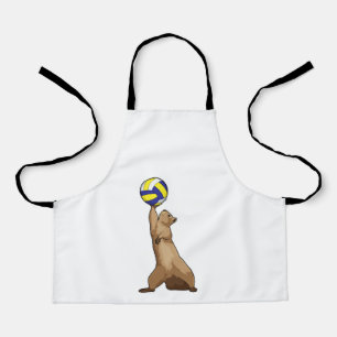 Delantal Ardilla con voleibol