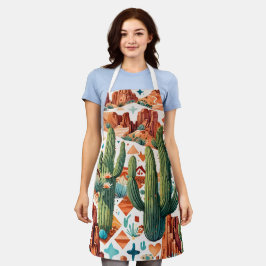 Delantal Arizona temática con Cactus