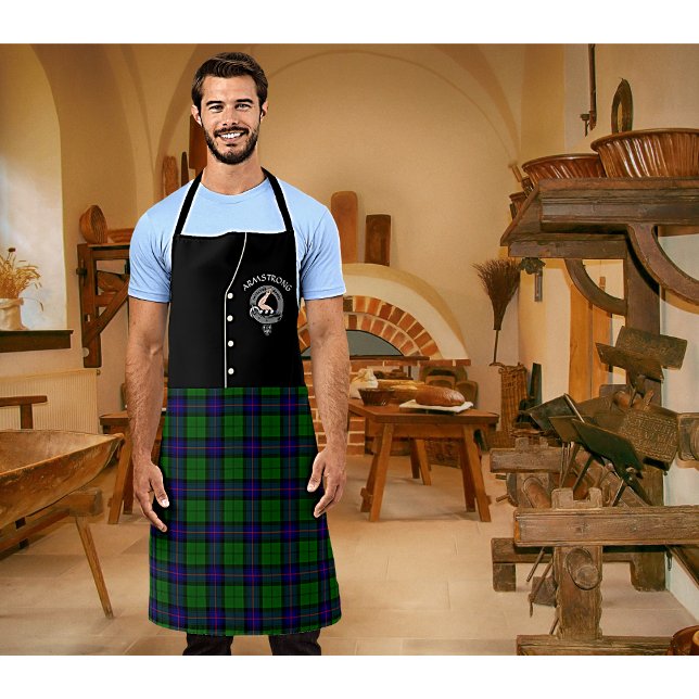 Delantal Armstrong Clan Badge & Tartan Kilt Apron (Subido por el creador)