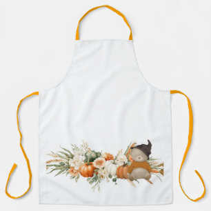 Delantal Arreglo floral de Boho Autumn