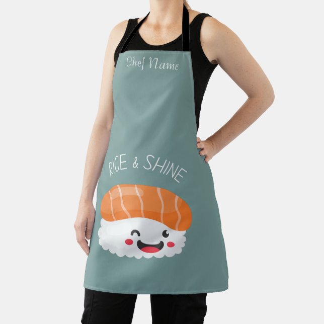 Delantal Arroz y brillo, sushi (in situ)