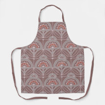 Art Deco Tile Floral (rosa musgo)