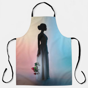 Delantal Art fashion studio photo of beautiful elegant woma