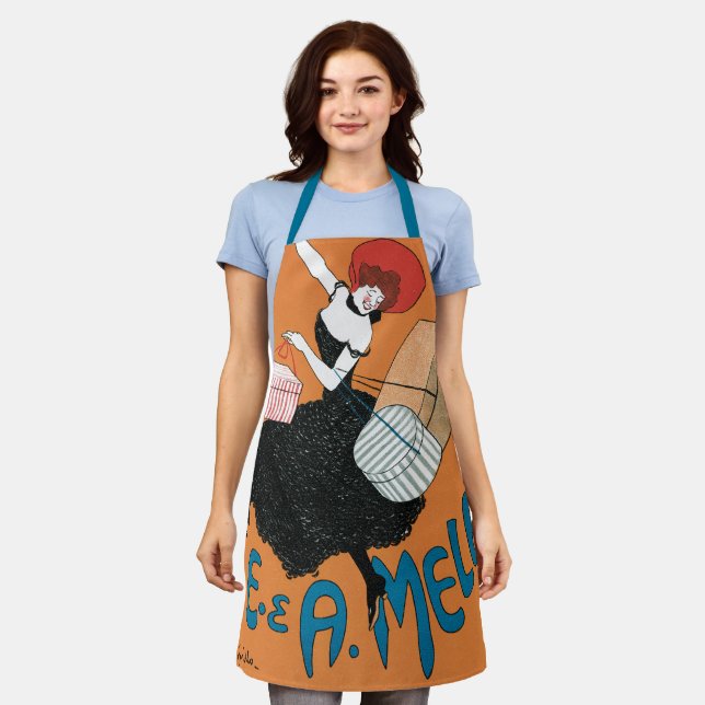 Delantal Art Nouveau Magazzini Italiani de Capiello (Gastado)