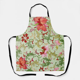 Delantal Arte Antiguo Chinoiserie Floral Chino Art Nouveau