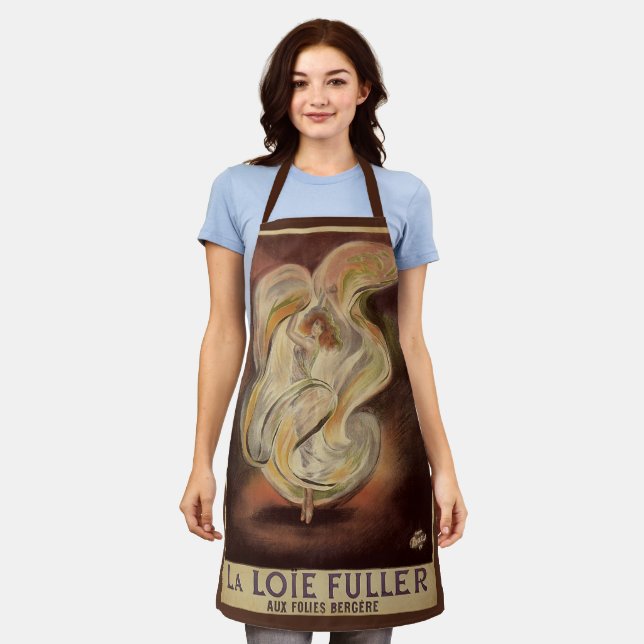 Delantal Arte Antiguo Moderno, La Loie Fuller Bailarina Mod (Gastado)
