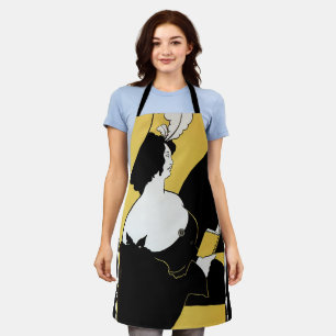 Delantal Arte Antiguo Moderno, Mujer Leyendo un Libro Amari