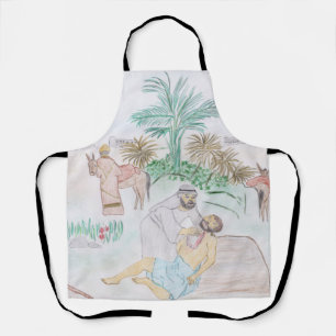 Delantal Arte cristiano El buen samaritano